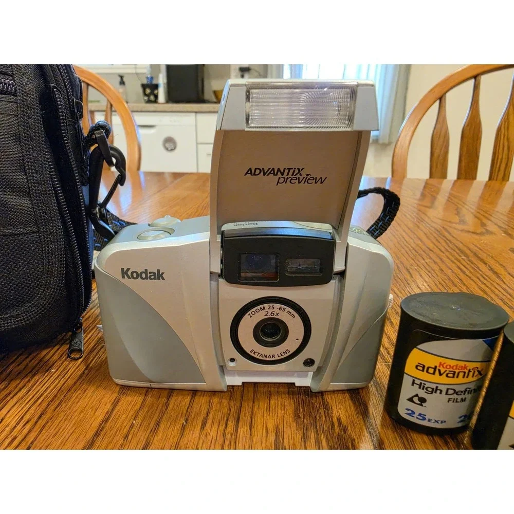 Kodak Advantix Preview Camera Tested And Works W/ 3 Film And Bag‎